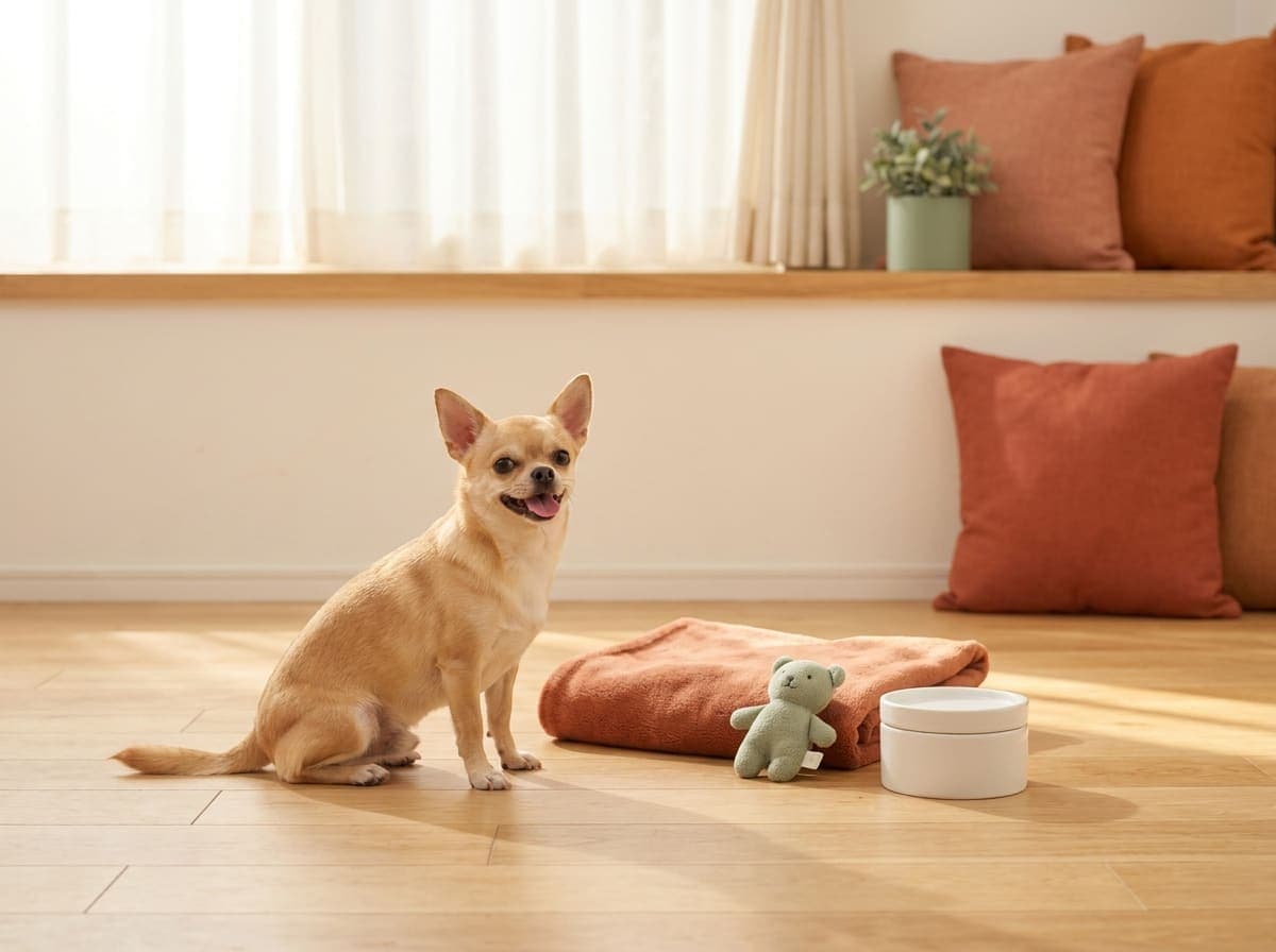お泊まりの持ち物と愛犬