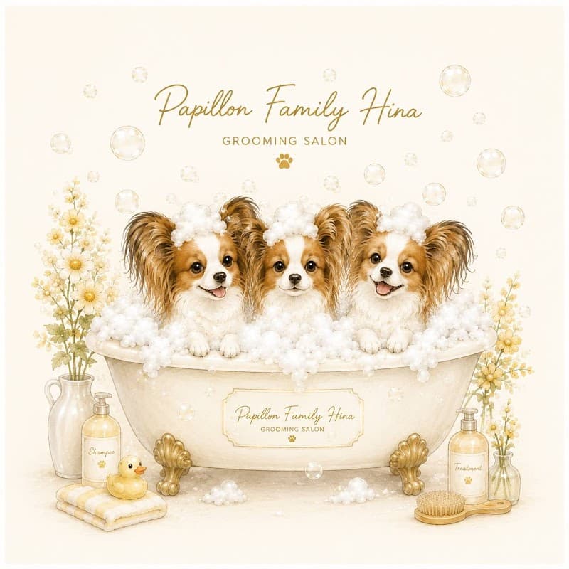 Dog Salon Papillon Family Hinaの写真